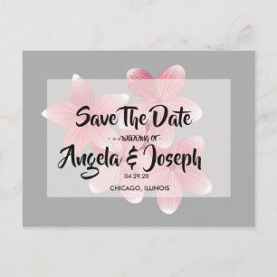 Cherry Blossom Save the Date Aankondigingskaart