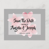 Cherry Blossom Save the Date Aankondigingskaart (Voorkant)