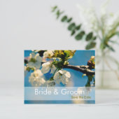 Cherry Blossom · Save the Date Briefkaart (Staand voorkant)