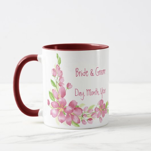  Cherry Blossom Save the Date Wedding Mok (Links)