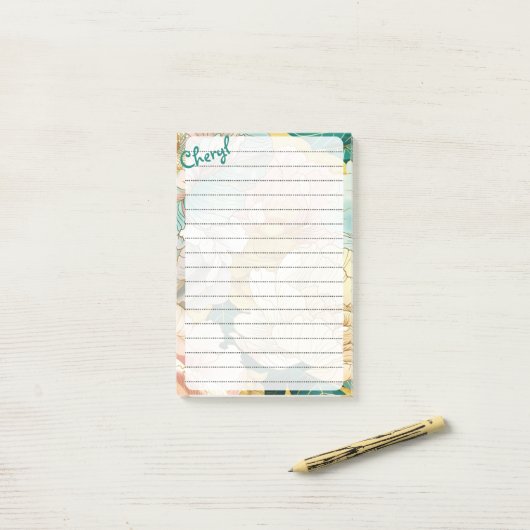 Cherry Blossom School Meisje Notities Post-it® Notes (Op bureau)