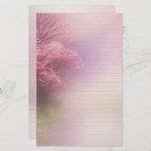 Cherry Blossom Schrijven Papier Scrapbook Ephemera (Voorkant / Achterkant)