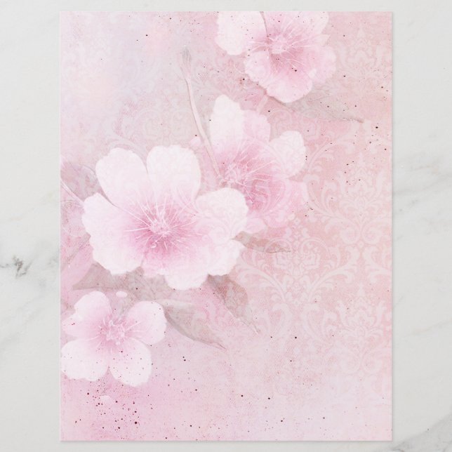 Cherry Blossom Scrapbook Ephemera (Voorkant)