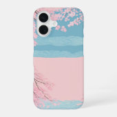 Cherry Blossom Seigaiha Phone Case iPhone 16 Hoesje (Achterkant)