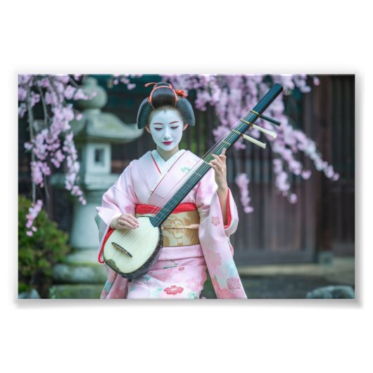 Cherry Blossom Serenade Foto Afdruk (Voorkant)