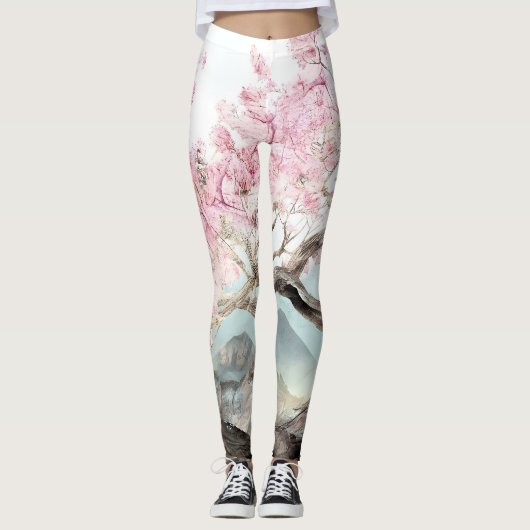 Cherry Blossom Serenade Leggings (Voorkant)