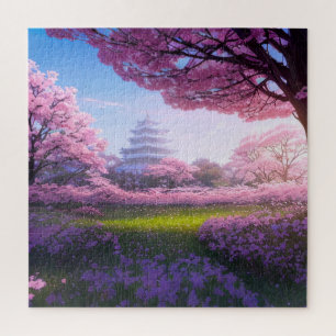 Cherry Blossom Serenade Legpuzzel