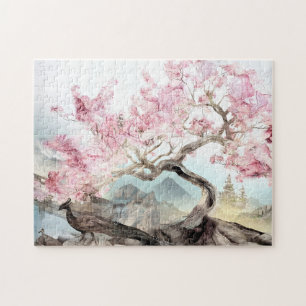 Cherry Blossom Serenade Legpuzzel
