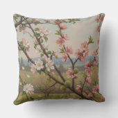 Cherry Blossom Serenity - Botanical Pillow Art Kussen (Achterkant)