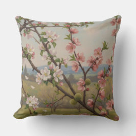 Cherry Blossom Serenity - Botanical Pillow Art Kussen