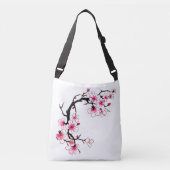 Cherry Blossom Serenity - Crossbody Tas (Voorkant)