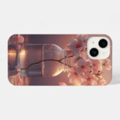 Cherry Blossom Serenity – Elegant Sakura Branch i iPhone Hoesje (Achterkant horizontaal)