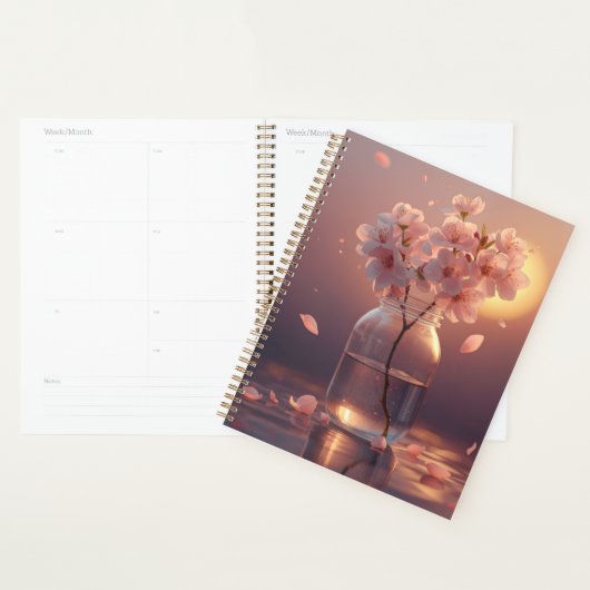 Cherry Blossom Serenity – Elegant Sakura Branch i Planner (Display)