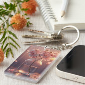 Cherry Blossom Serenity – Elegant Sakura Branch in Sleutelhanger (Voorkant Rechts)