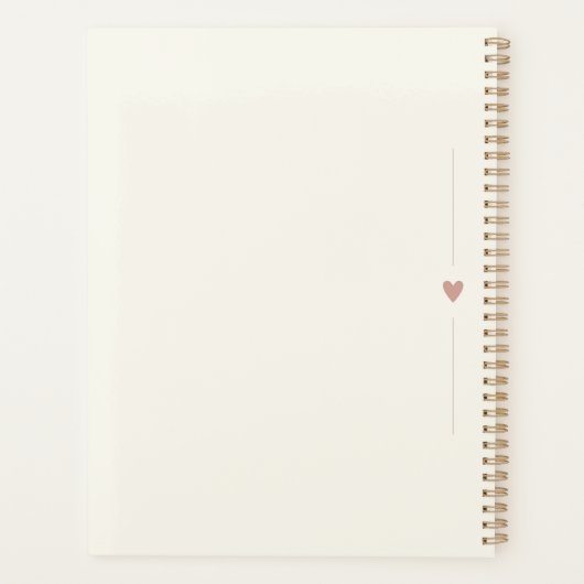 Cherry Blossom Serenity Planner (Achterkant)