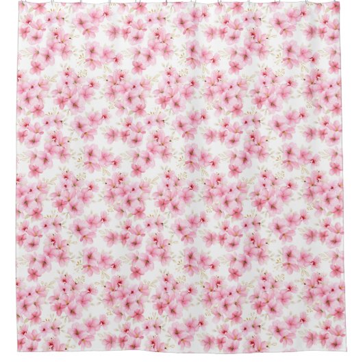 Cherry Blossom Shower Curtain Douchegordijn (Voorkant)
