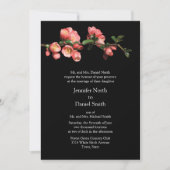 Cherry Blossom Sjabloon Wedding Invitations Kaart (Voorkant)