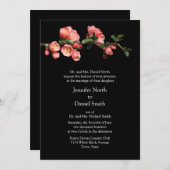 Cherry Blossom Sjabloon Wedding Invitations Kaart (Voorkant / Achterkant)