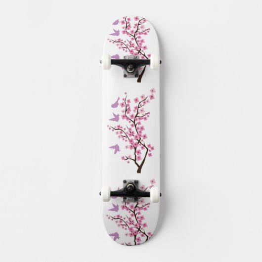 Cherry Blossom Skateboard (Voorkant)