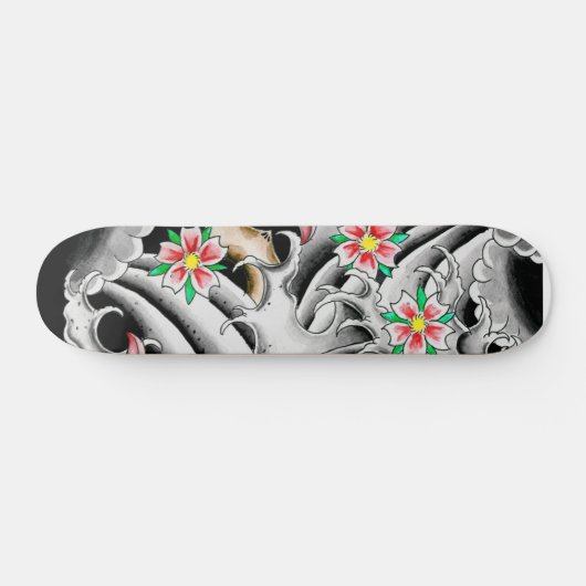 Cherry Blossom Skateboard (Horizontaal)