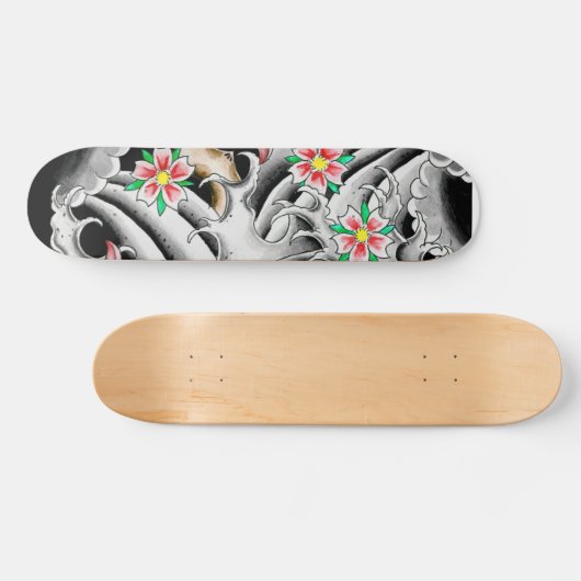 Cherry Blossom Skateboard (Horizontaal)