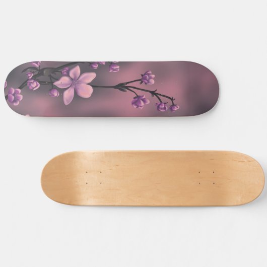 Cherry Blossom Skateboard Deck (Horizontaal)