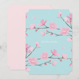Cherry Blossom - Sky Blue Kaart