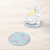 Cherry Blossom - Sky Blue Kartonnen Onderzetters (Insitu)