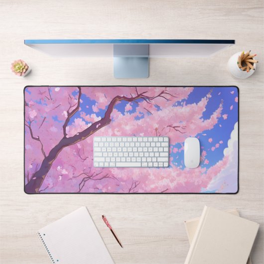 Cherry Blossom Sky Gaming Mousepad Bureaumat (Kantoor 1)