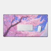 Cherry Blossom Sky Gaming Mousepad Bureaumat (Keyboard & Muis)