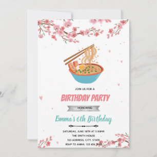 Cherry blossom sleepover ramen kaart