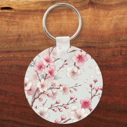 Cherry Blossom Sleutelhanger (Achterkant)