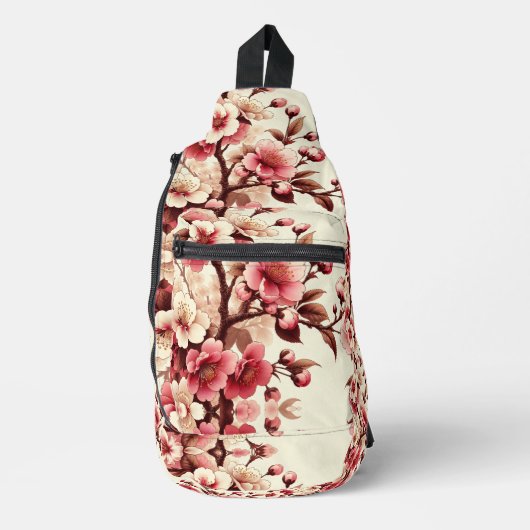 Cherry Blossom Sling Bag (Voorkant)