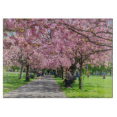 Cherry blossom snijplank (Voorkant)