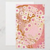 Cherry Blossom Soap Wrap Paper (Voorkant / Achterkant)