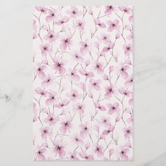Cherry Blossom Soap Wrap Paper - Roze achtergrond