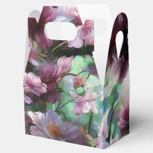 Cherry Blossom Splash Flowers Bedankdoosjes (Geopend)