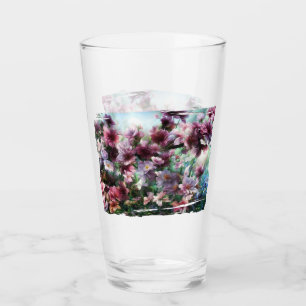 Cherry Blossom Splash Flowers Glas