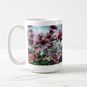 Cherry Blossom Splash Flowers Koffiemok