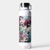 Cherry Blossom Splash Flowers Waterfles (Achterkant)