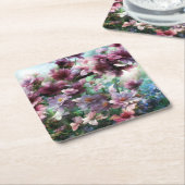 Cherry Blossom Splash Kartonnen Onderzetters (Schuin)
