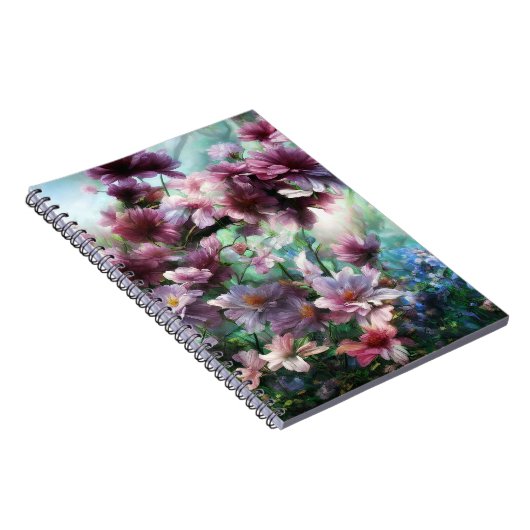 Cherry Blossom Splash Notitieboek (Rechterzijde)