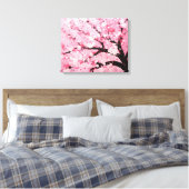 Cherry Blossom Splendor Japanse kunst Canvas Afdruk (Insitu (Slaapkamer))
