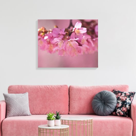 Cherry Blossom Spring 2012 Poster Canvas Afdruk (Insitu (Woonkamer))