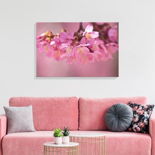 Cherry Blossom Spring 2012 Poster Canvas Afdruk (Insitu (Woonkamer))