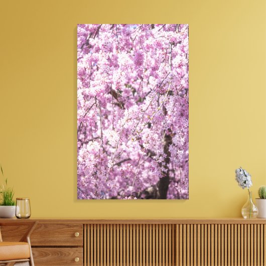 Cherry Blossom Spring Canvas Afdruk (Insitu (Woonkamer))