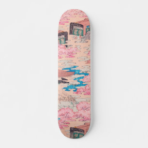 Cherry Blossom Spring Landscape  Japans Persoonlijk Skateboard