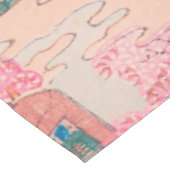 Cherry Blossom Spring Landscape  Japans Tafelkleed (Gekanteld)