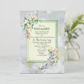 Cherry Blossom Spring Party Kaart (Staand voorkant)