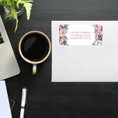 Cherry Blossom Spring roze Waterverf Etiket